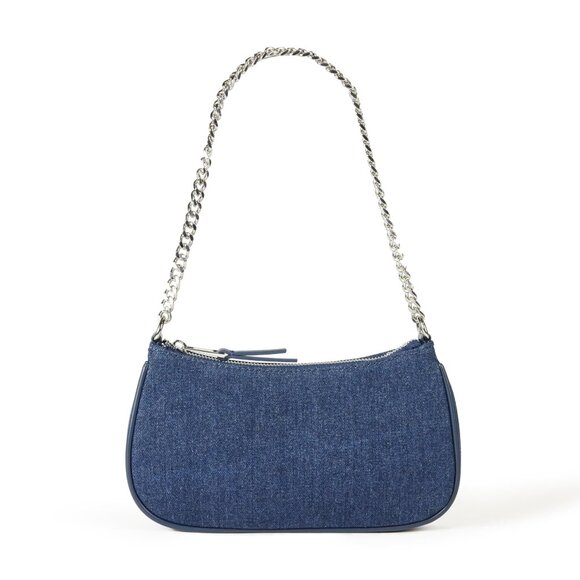 Women's Melanie Small Shoulder Bag, Denim - Picture 1 of 4